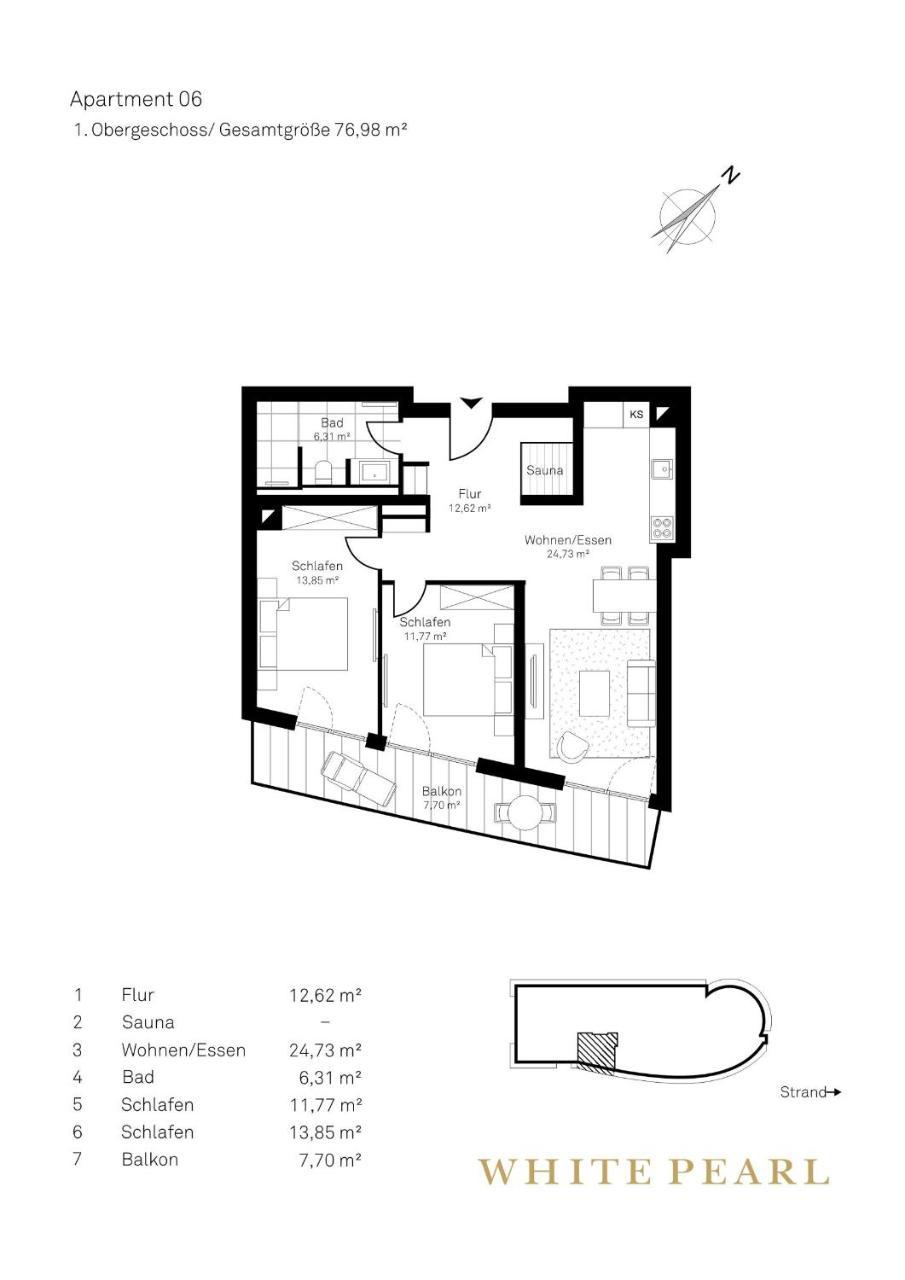 White Pearl Apartment 1.06 Timmendorfer Strand Kültér fotó